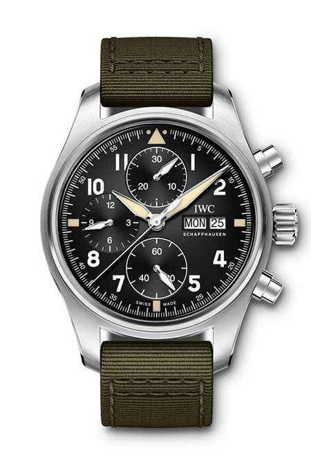 IWC Pilot’s Watch Chronograph Spitfire IW387901 Shop now in Canberra, Perth, Sydney, Sydney Barangaroo, Melbourne, Melbourne Airport & Online