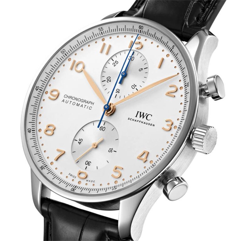 IWC Portugieser Chronograph IW371604 Shop now in Canberra, Perth, Sydney, Sydney Barangaroo, Melbourne, Melbourne Airport & Online