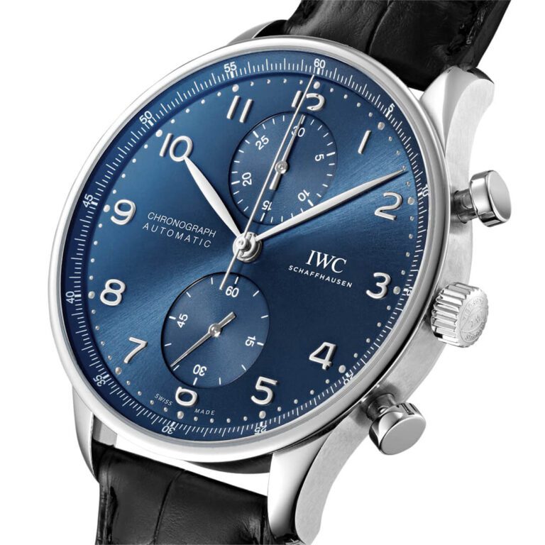 IWC Portugieser Chronograph IW371606 Shop now in Canberra, Perth, Sydney, Sydney Barangaroo, Melbourne, Melbourne Airport & Online