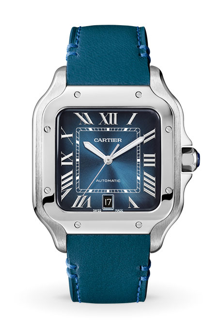 Cartier Santos De Cartier Blue Dial Large 40mm Automatic – WSSA0030 ...