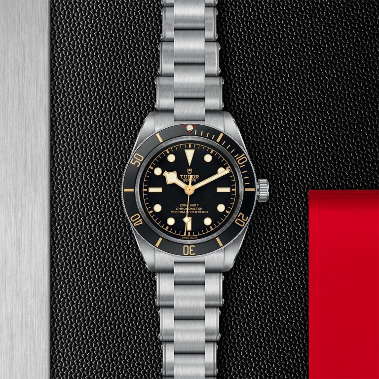 Tudor black discount bay 58 79030n