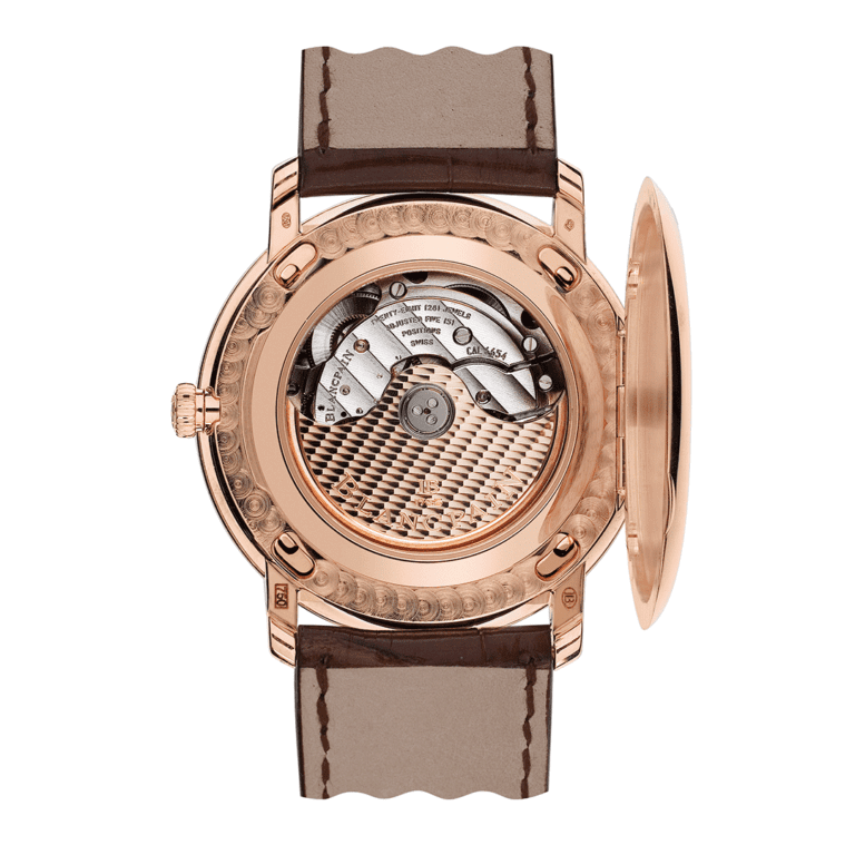 Blancpain Villeret Complete Calendar Demi-Savonnette 6664-3642-55B Shop Blancpain at Watches of Switzerland Sydney Sydney, Perth. Melbourne Airport and Online.