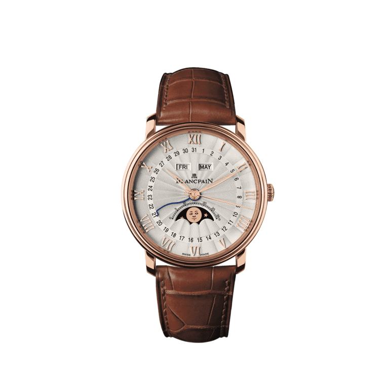 Blancpain Villeret Complete Calendar Demi-Savonnette 6664-3642-55B Shop Blancpain at Watches of Switzerland Sydney Sydney, Perth. Melbourne Airport and Online.