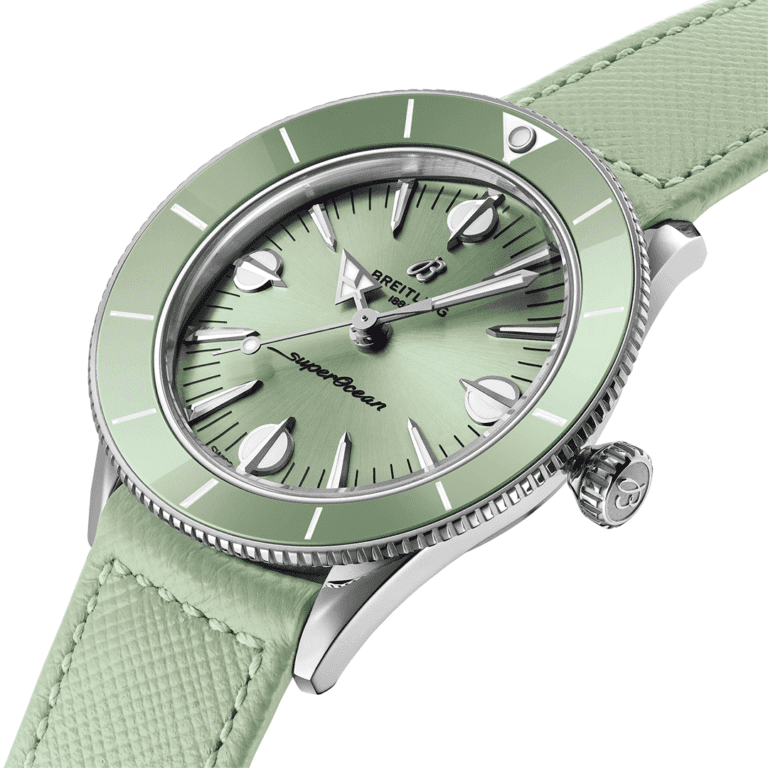 Breitling-Superocean-Heritage-’57-Pastel-Paradise-38mm-Green-A10340361L1X1