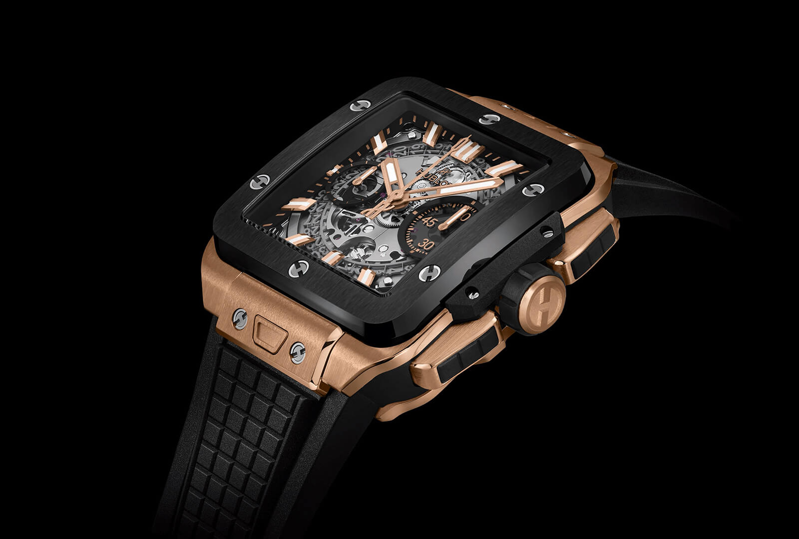 Hublot Square Bang King Gold Ceramic_821.OM.0180.RX-PR-HR-B Australia Melbourne Sydney Perth