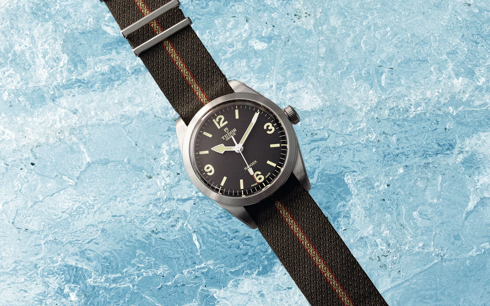 The New Tudor Ranger on fabric strap.