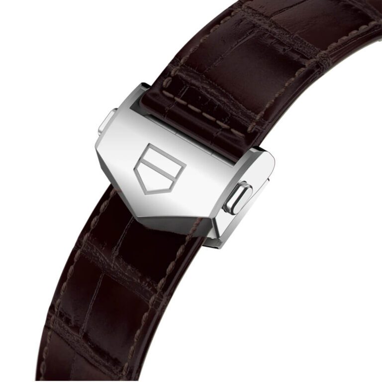 Tag heuer carrera on sale leather strap and clasp