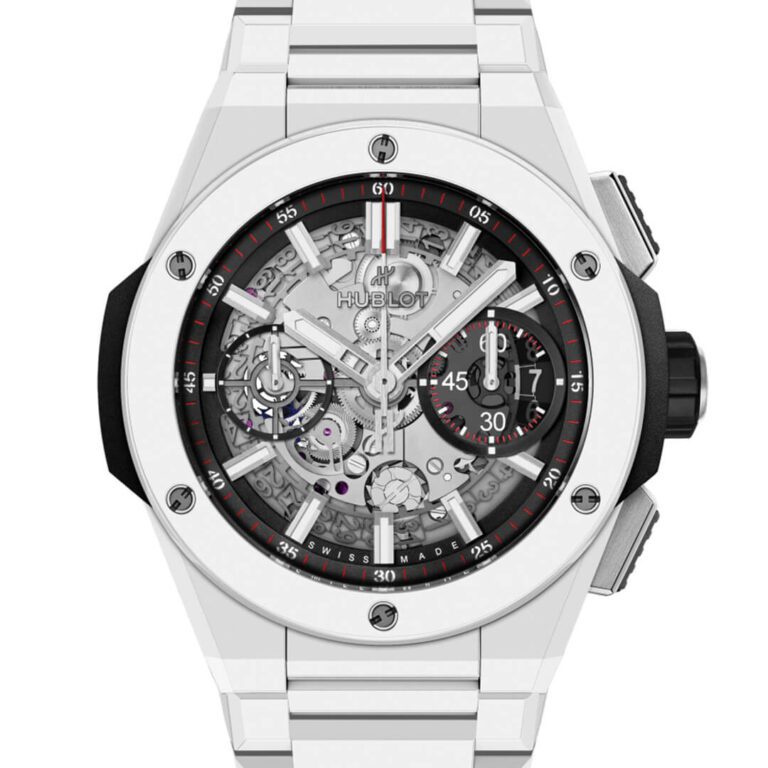 HUBLOT Bang Integral White Ceramic 451.HX.1123.HX Shop HUBLOT now in Melbourne Airport, Perth, Sydney and Sydney Barangaroo.