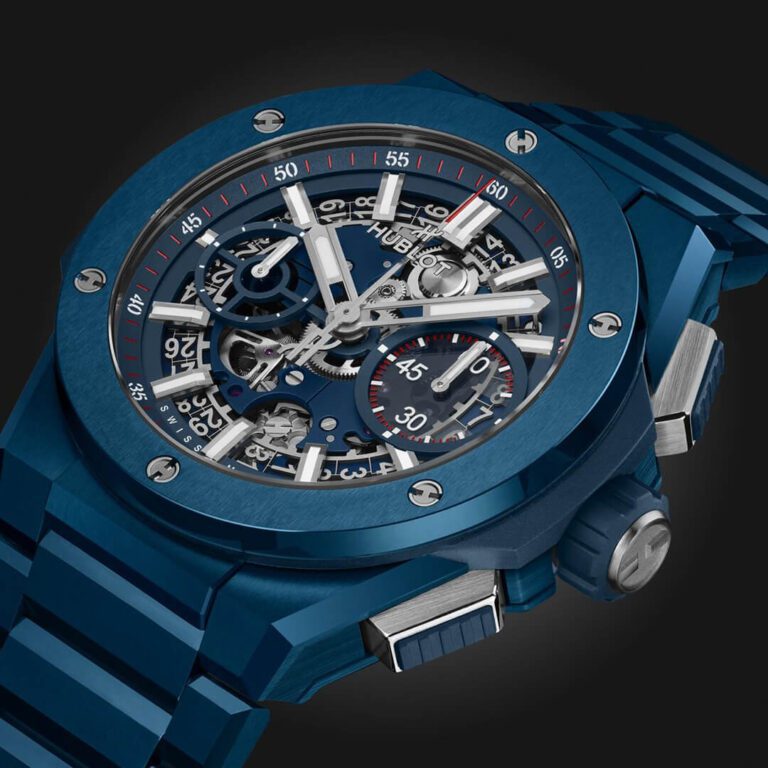 2022 Hublot Big Bang Integral Blue Ceramic Skeleton Dial (451.EX