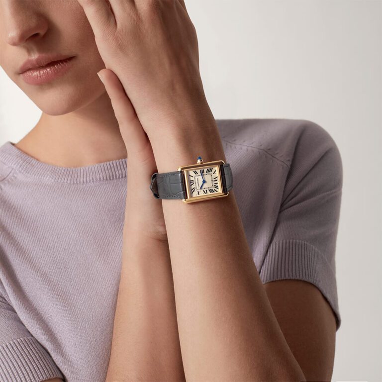 Cartier Tank Louis 18kt Gold with gold Bracelet