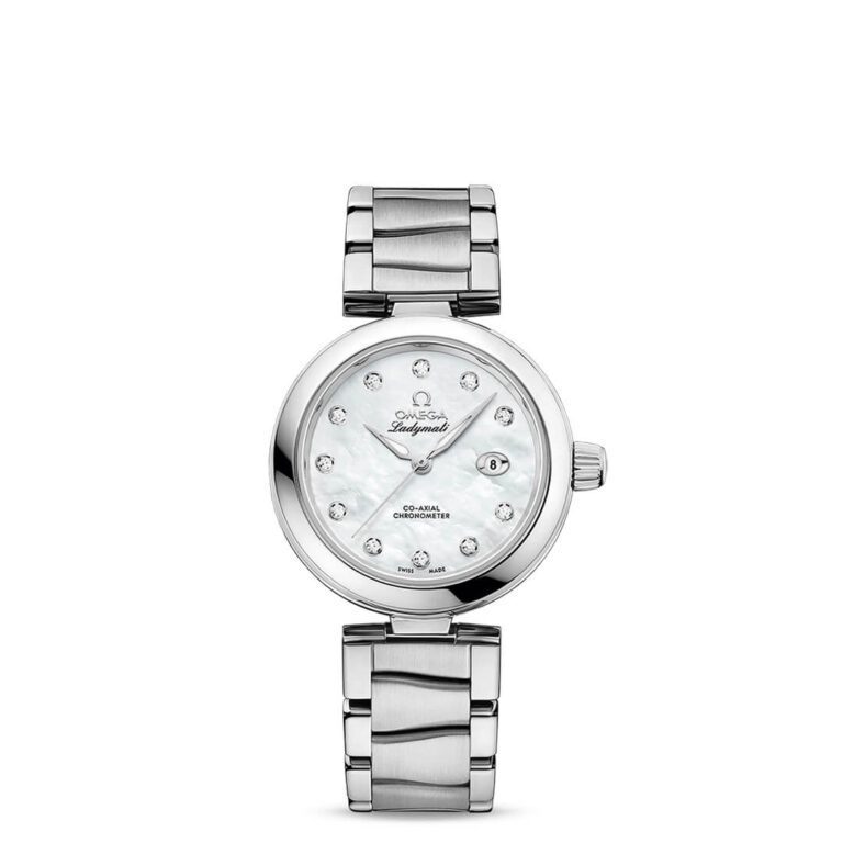 OMEGA Ladymatic Co‑Axial Master Chronometer Chronograph 34mm 425.30.34.20.55.002 Shop OMEGA in Watches of Switzerland Sydney boutique.