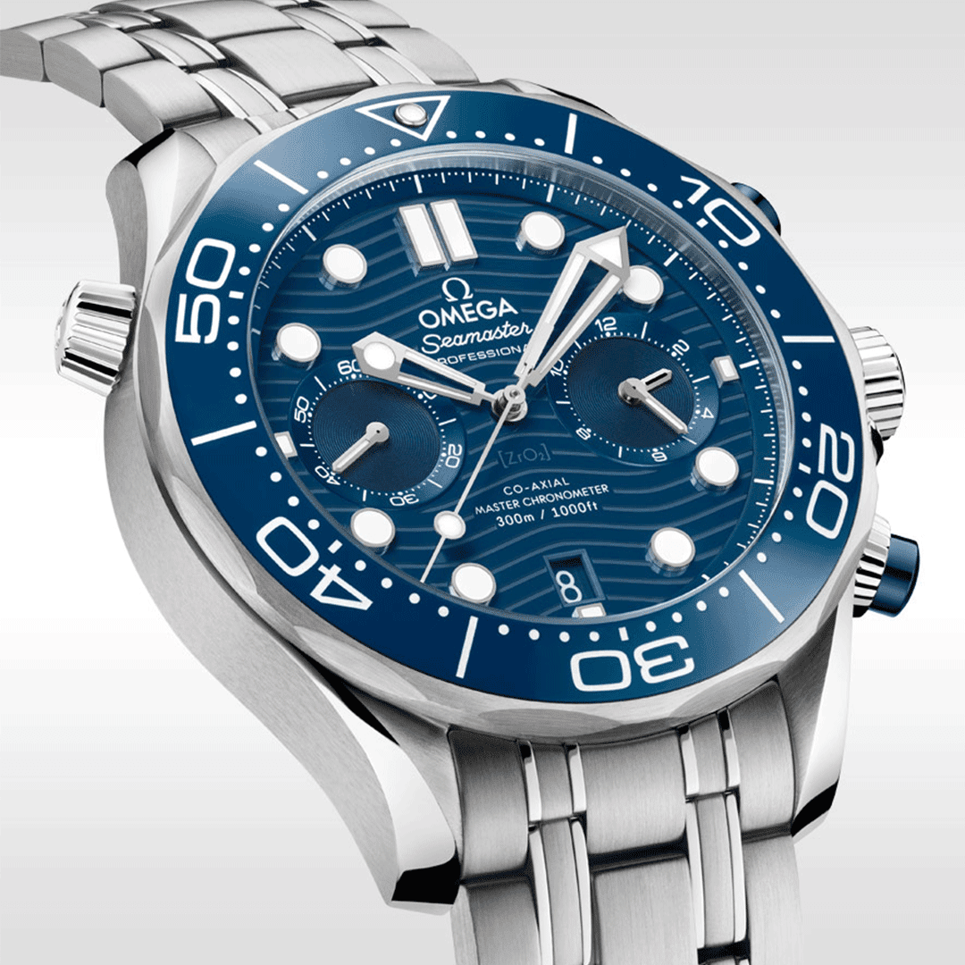 OMEGA Seamaster Diver 300m Co‑Axial Master Chronometer Chronograph 44mm 210.30.44.51.03.001 Shop OMEGA exclusively in our Watches of Switzerland Sydney Boutique.