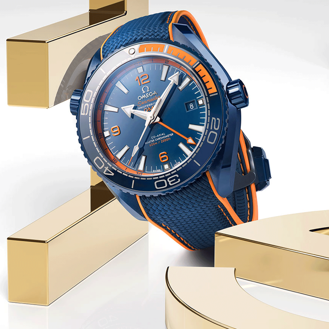 OMEGA Planet Ocean 600m Co‑Axial Master Chronometer GMT 45.5mm 215.92.46.22.03.001 Shop OMEGA exclusively at Watches of Switzerland Sydney boutique.
