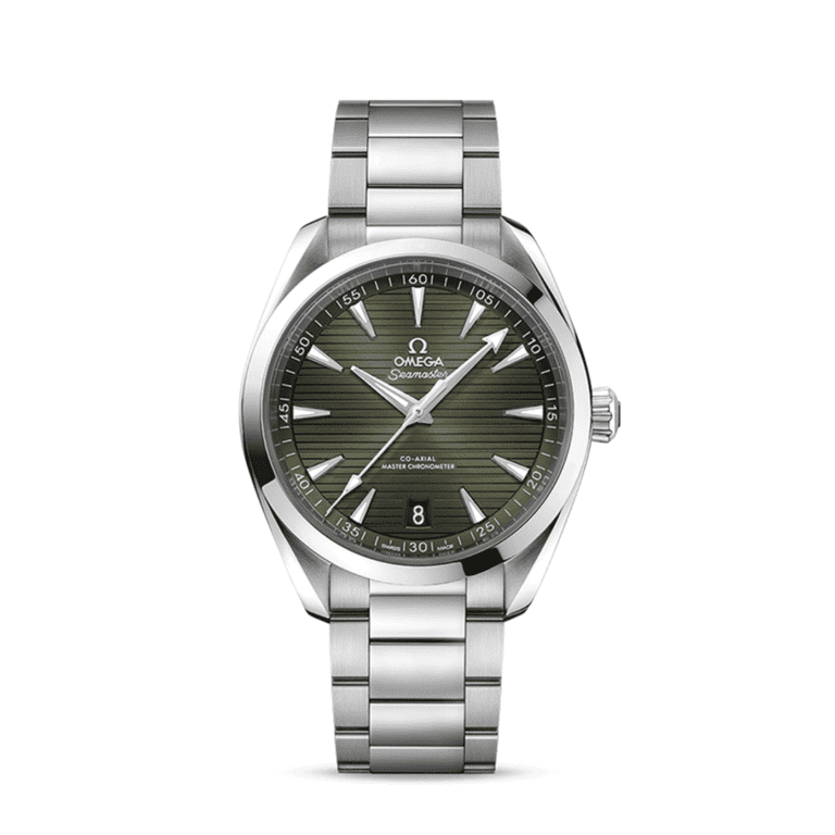 OMEGA Aqua Terra 150m Co‑Axial Master Chronometer 41mm 220.10.41.21.10.001 Shop OMEGA in Watches of Switzerland Sydney boutique.