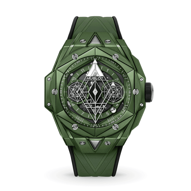 HUBLOT Big Bang Sang Bleu II Green Ceramic 418.GX.5207.RX.MXM22 Shop HUBLOT at Watches of Switzerland Perth, Sydney and Melbourne Airport.