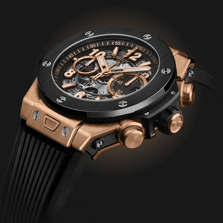 HUBLOT Big Bang Unico King Gold Ceramic 421.OM.1180.RX Shop HUBLOT at Watches of Switzerland Perth, Sydney and Melbourne Airport.