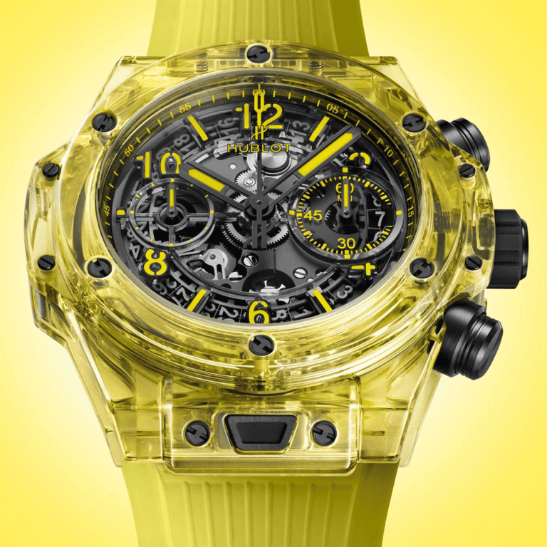 HUBLOT Big Bang Unico Yellow Sapphire 441.JY.4909.RT Shop HUBLOT at Watches of Switzerland Perth, Sydney and Melbourne Airport.