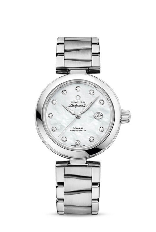 OMEGA Ladymatic Co‑Axial Master Chronometer Chronograph 34mm 425.30.34.20.55.002 Shop OMEGA in Watches of Switzerland Sydney boutique.