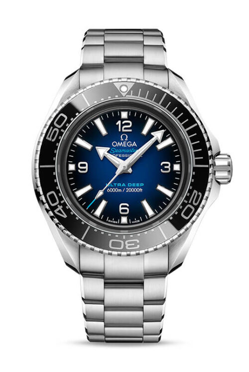 OMEGA Seamaster Planet Ocean 600m Co‑Axial Master Chronometer Chronograph 45.5mm Ultra Deep 215.30.46.21.03.001 Shop OMEGA in Watches of Switzerland Sydney boutique.