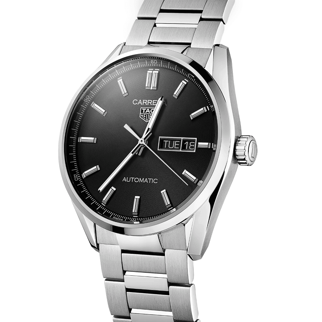TAG Heuer Carrera Calibre 5 Automatic WBN2010.BA0640 Shop TAG Heuer at Watches of Switzerland Canberra, Melbourne Airport and Online.