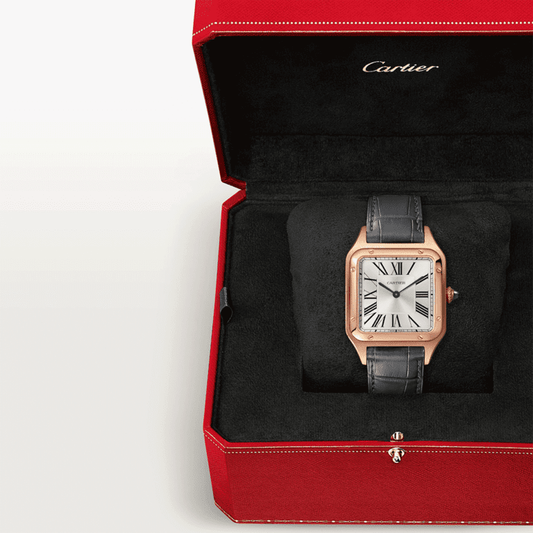 Cartier Santos Dumont Watch WGSA0021 Shop Cartier at Watches of Switzerland Canberra, Melbourne, Melbourne International Airport, Perth, Sydney, Sydney Barangaroo and Online.