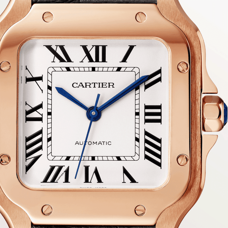 Santos De Cartier Watch WGSA0028 Shop Cartier at Watches of Switzerland Canberra, Melbourne, Melbourne International Airport, Perth, Sydney, Sydney Barangaroo and Online.
