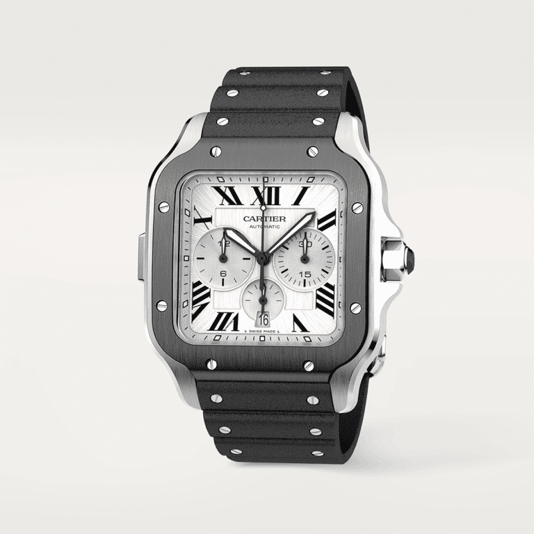 Santos De Cartier Chronograph Watch Watches of Switzerland
