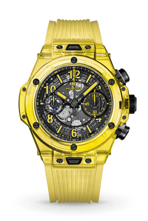 HUBLOT Big Bang Unico Yellow Sapphire 441.JY.4909.RT Shop HUBLOT at Watches of Switzerland Perth, Sydney and Melbourne Airport.