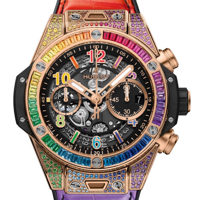 HUBLOT Big Bang Unico King Gold Rainbow 441.OX.1118.LR.0999 Shop HUBLOT at Watches of Switzerland Perth, Sydney and Melbourne Airport.