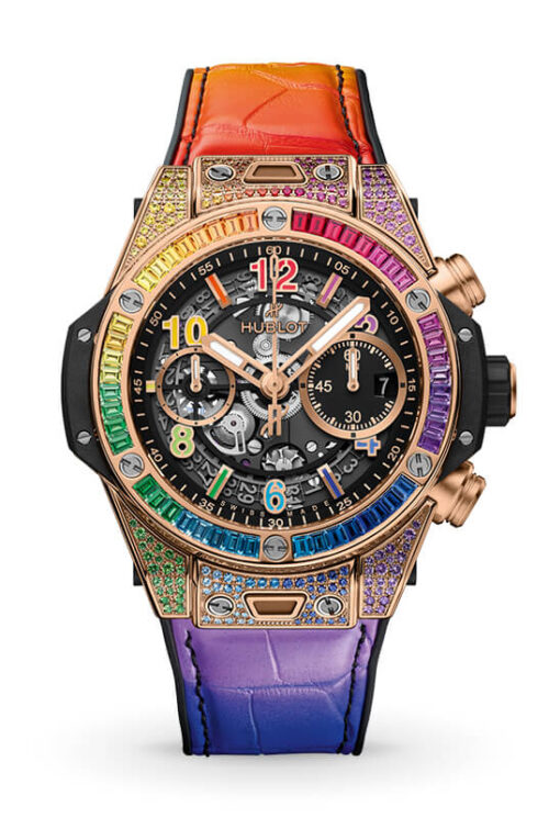 HUBLOT Big Bang Unico King Gold Rainbow 441.OX.1118.LR.0999 Shop HUBLOT at Watches of Switzerland Perth, Sydney and Melbourne Airport.