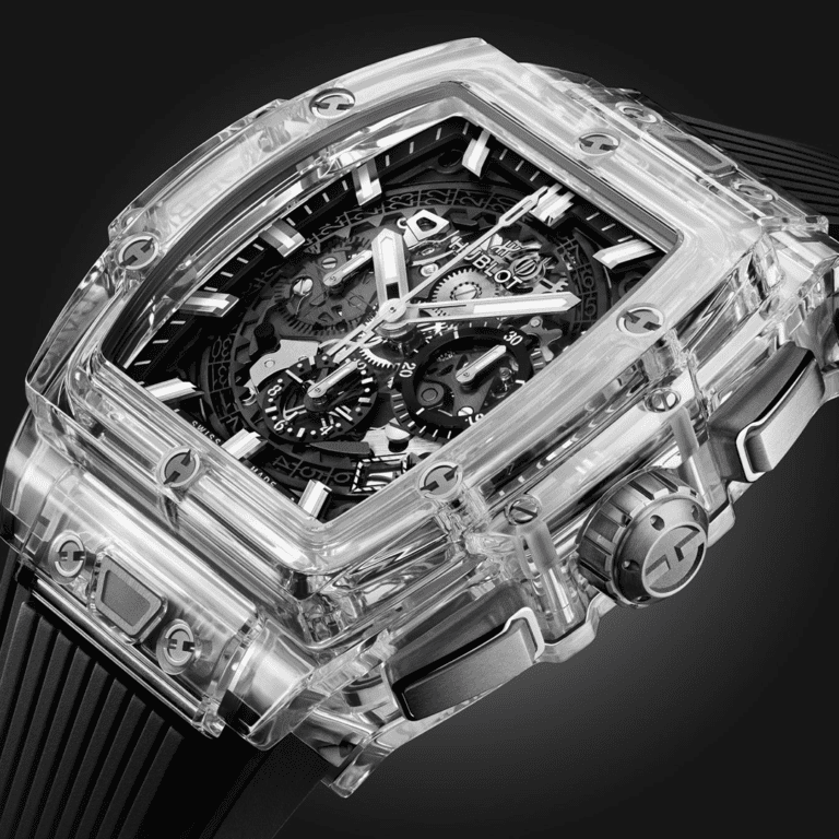 Clear sales hublot watch