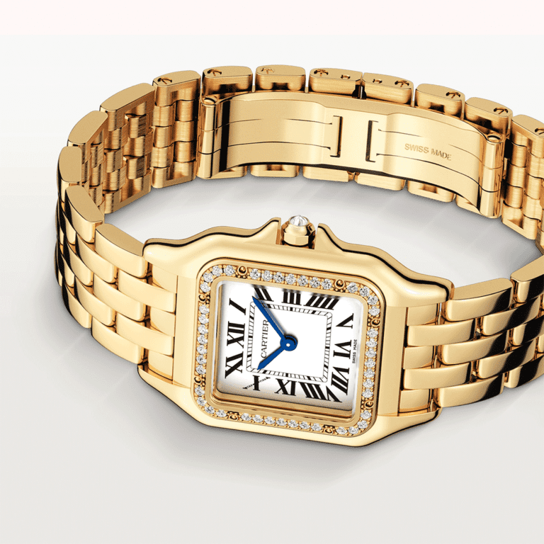 Panthère De Cartier Watch WJPN0016 Shop Cartier at Watches of Switzerland Canberra, Melbourne, Melbourne International Airport, Perth, Sydney, Sydney Barangaroo and Online.