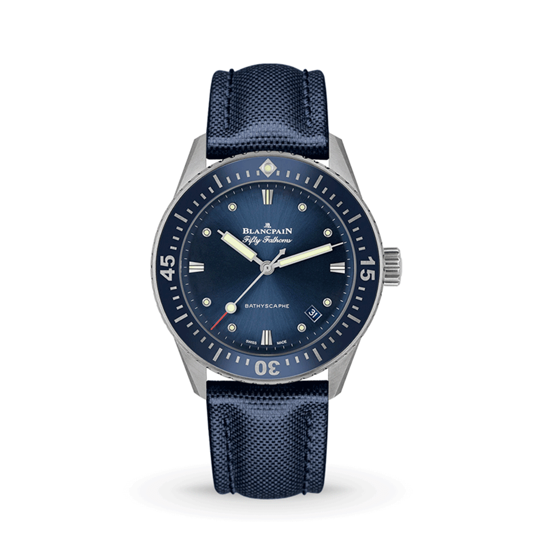 Blancpain Fifty Fathoms Bathyscaphe - 5100-1140-O52A Shop Blancpain at Watches of Switzerland Melbourne Airport, Perth and Sydney boutiques.