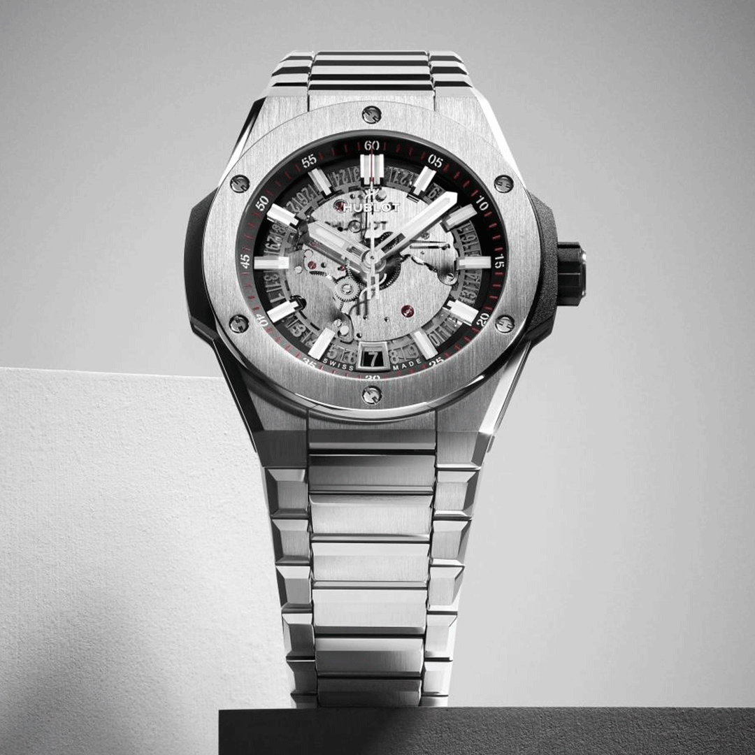 Hublot Big Bang Integrated Time Only Titanium 456.NX.0170.NX Shop HUBLOT at Watches of Switzerland Perth, Sydney and Melbourne Airport.