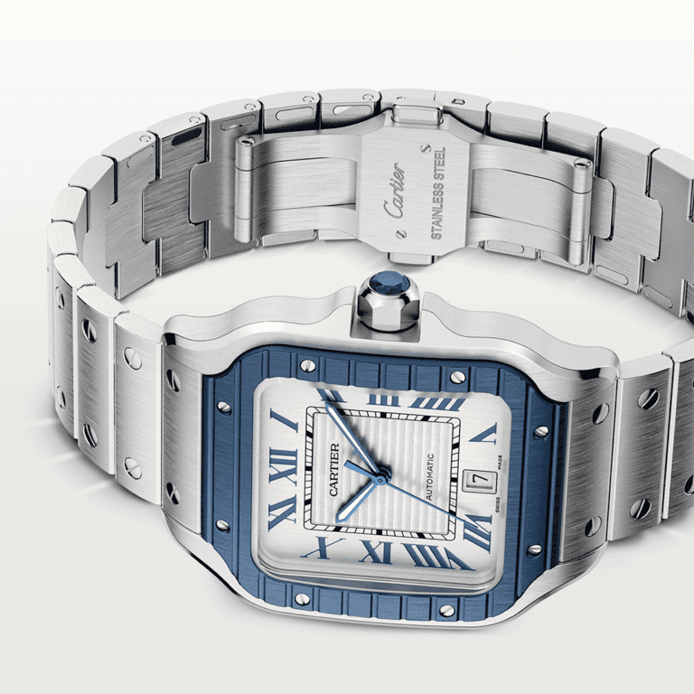 Santos De Cartier WSSA0047 Shop Cartier now at Watches of Switzerland Melbourne, Melbourne Airport, Sydney, Sydney Barangaroo, Perth, Canberra and Online.
