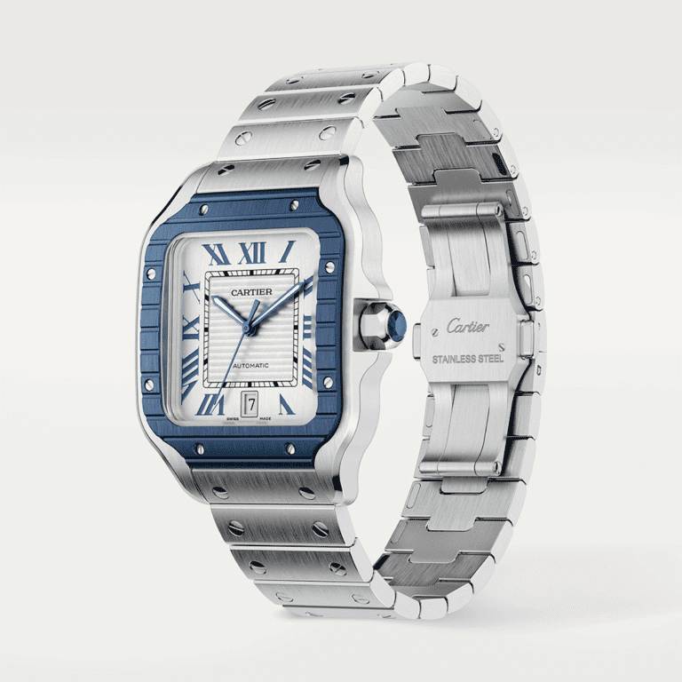 Santos De Cartier WSSA0047 Shop Cartier now at Watches of Switzerland Melbourne, Melbourne Airport, Sydney, Sydney Barangaroo, Perth, Canberra and Online.