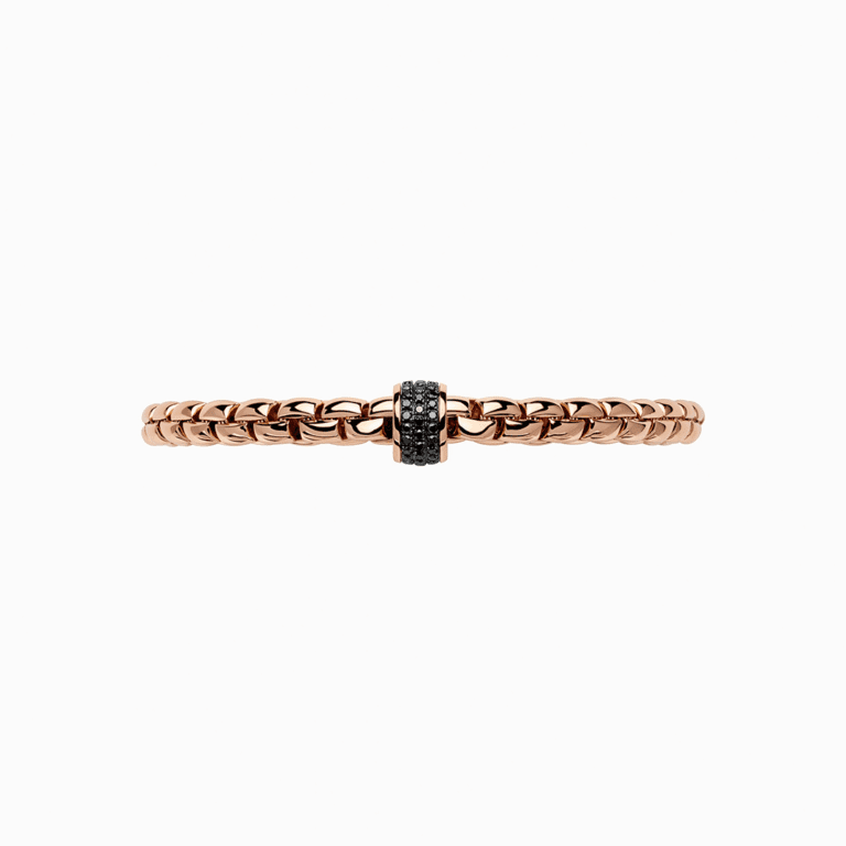 Eka Pink Gold Pave Diamond Bracelet 704BPAVENL