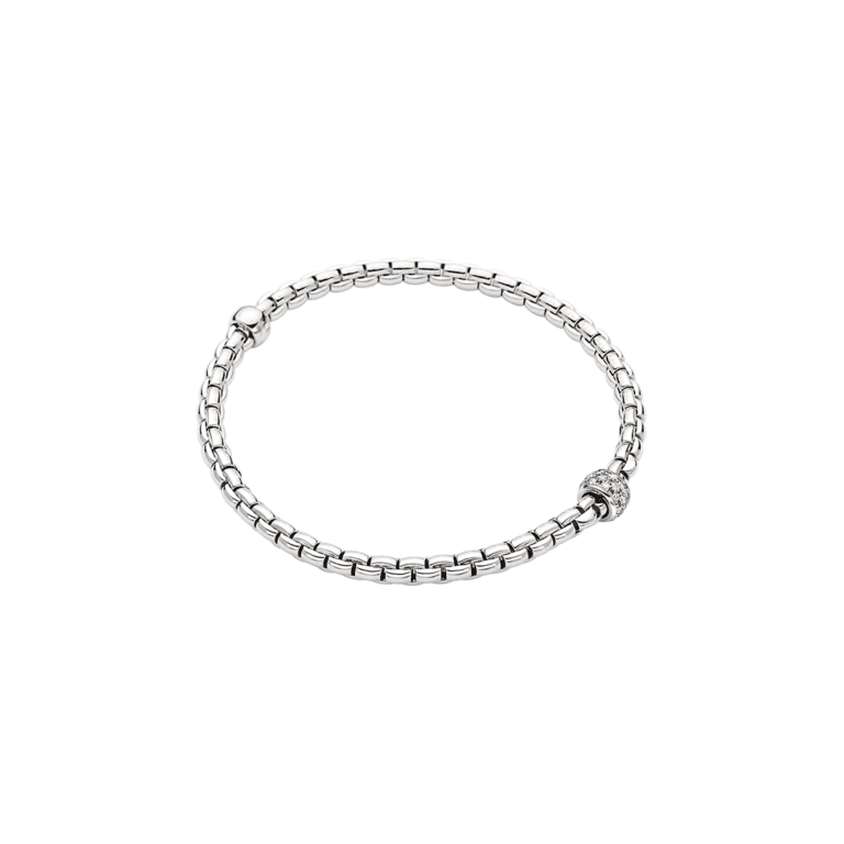 FOPE EKA Pink Gold Pave Diamond Bracelet 733BPAVE-GR