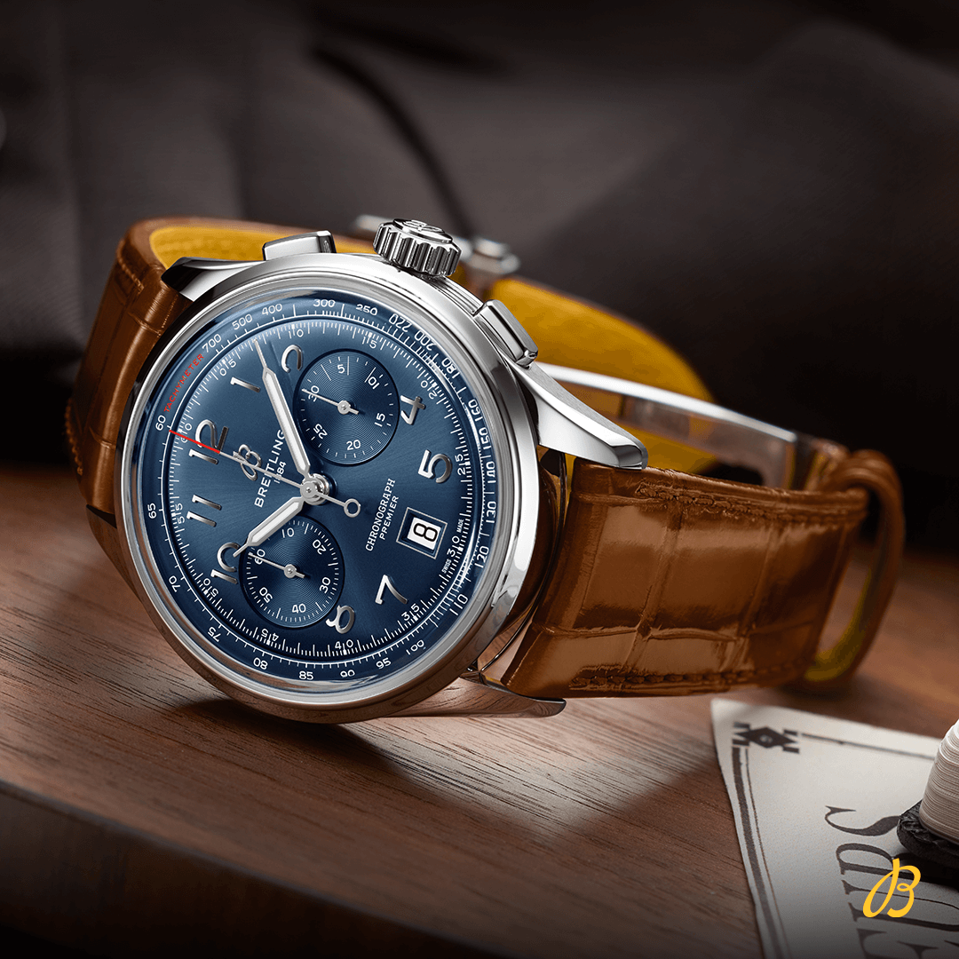 Breitling premier chronograph top 42 blue
