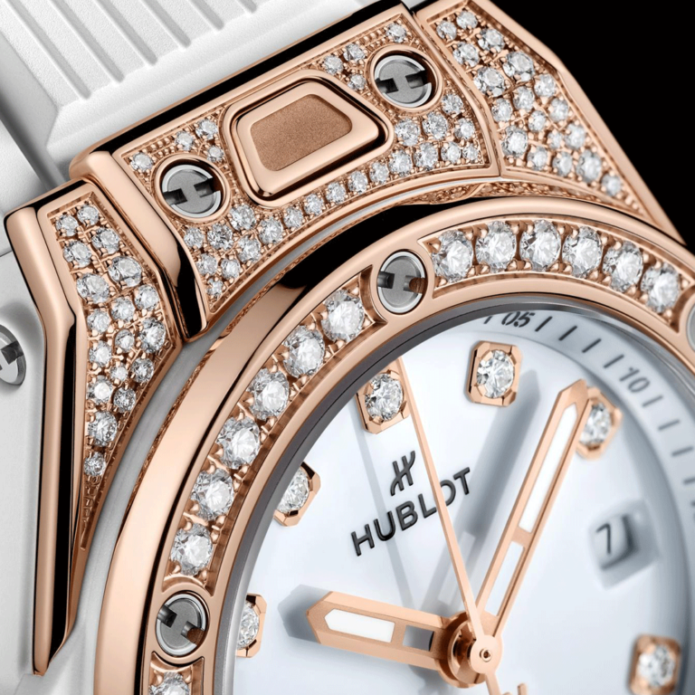 HUBLOT Big Bang One Click King Gold White Diamonds 485.OE.2210.RW.1604 Shop HUBLOT now at Watches of Switzerland Perth, Sydney and Melbourne Airport.