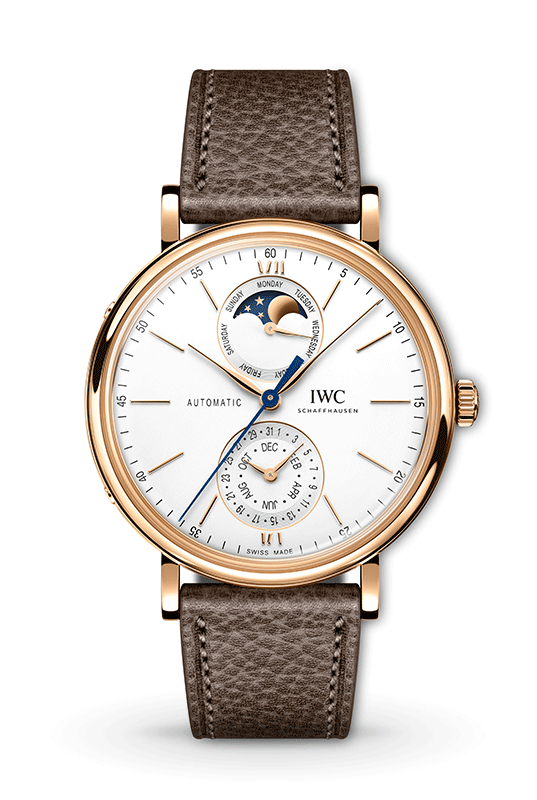 Iwc leather watch deals