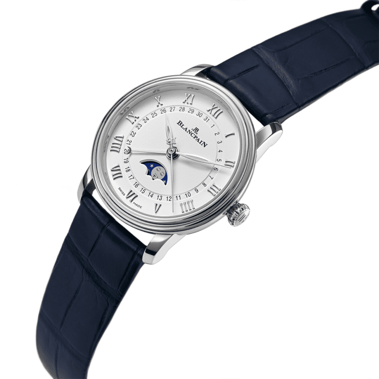 Blancpain Villeret Quantième Phases De Lune 6126-1127-55B Shop Blancpain at Watches of Switzerland Sydney Sydney, Perth. Melbourne Airport and Online.