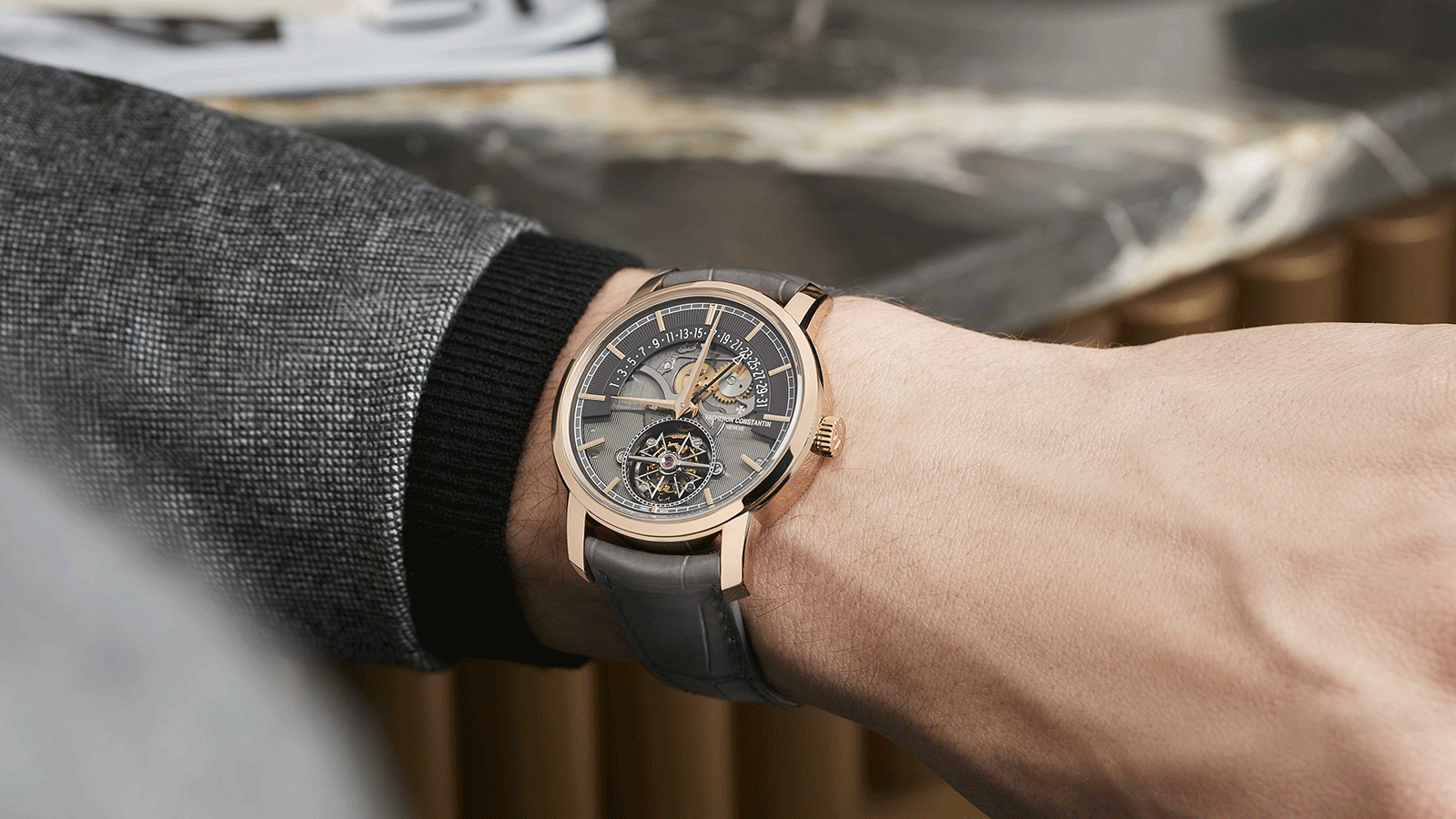 Vacheron Constantin Traditionnelle Tourbillon Retrograde Date Openface 6010T/000R-B638