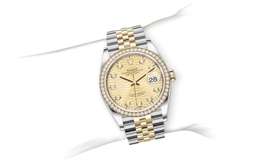 Rolex Datejust in Oystersteel and gold, M126333-0005