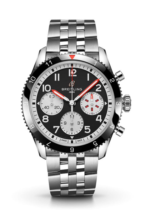 Breitling Classic AVI Chronograph 42 Mosquito Y233801A1B1A1 Shop Breitling at Watches of Switzerland Perth, Canberra, Sydney, Sydney Barangaroo, Melbourne, Melbourne Airport and Online.