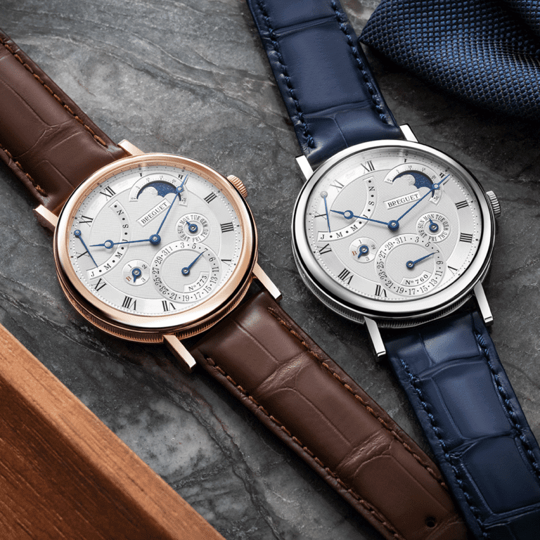 Breguet Classique Quantième Perpétuel 7327BB/11/9VU & Breguet Classique Quantième Perpétuel 7327BR/11/9VU Shop Breguet watches at Watches of Switzerland Perth, Sydney and Online.