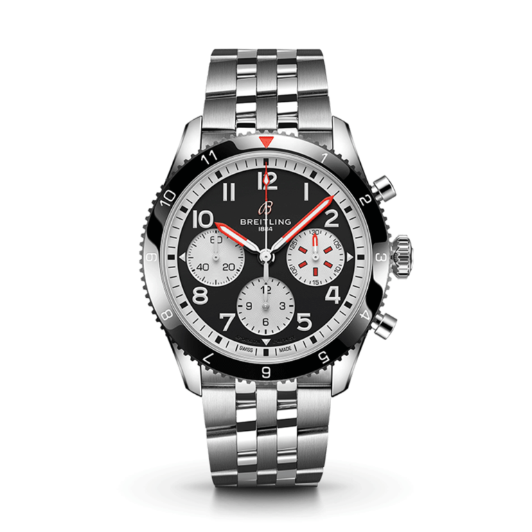 Breitling Classic AVI Chronograph 42 Mosquito Y233801A1B1A1 Shop Breitling at Watches of Switzerland Perth, Canberra, Sydney, Sydney Barangaroo, Melbourne, Melbourne Airport and Online.