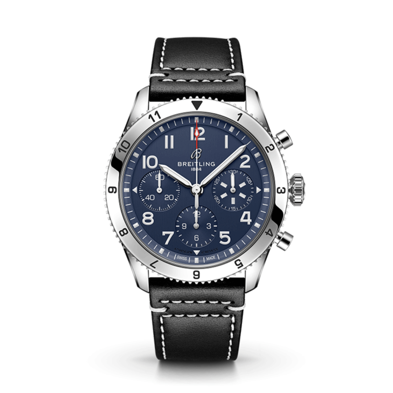 Breitling Classic AVI Chronograph 42 Tribute To Vought F4U Corsair A233801A1C1X1 Shop Breitling at Watches of Switzerland Perth, Canberra, Sydney, Sydney Barangaroo, Melbourne, Melbourne Airport and Online.