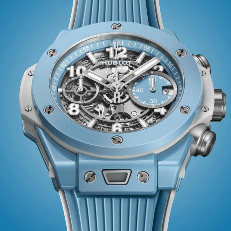 HUBLOT Big Bang UNICO Sky Blue 441.EX.5120.RX Shop HUBLOT now at Watches of Switzerland Perth, Sydney and Melbourne Airport.