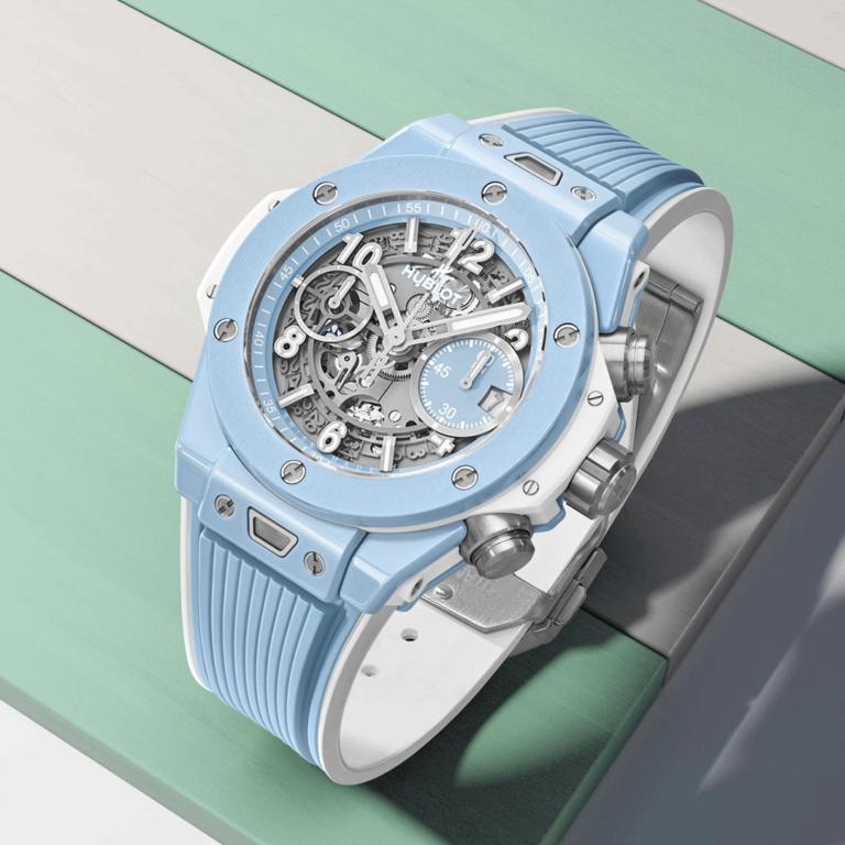 HUBLOT Big Bang UNICO Sky Blue 441.EX.5120.RX Shop HUBLOT now at Watches of Switzerland Perth, Sydney and Melbourne Airport.
